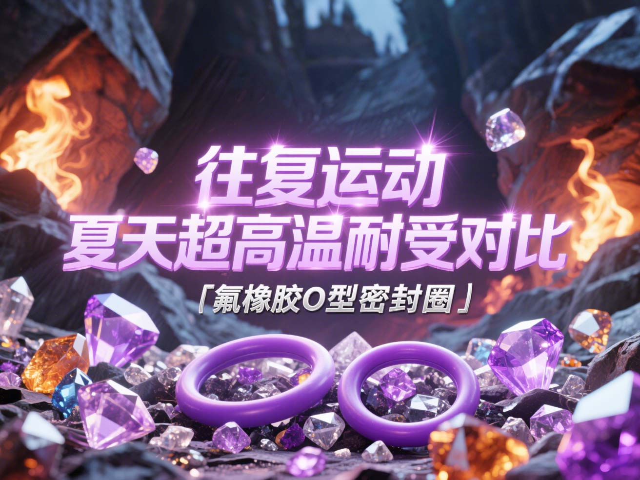 氟橡膠O型密封圈 ? 往復(fù)運(yùn)動(dòng)夏天超高溫耐受對(duì)比！?