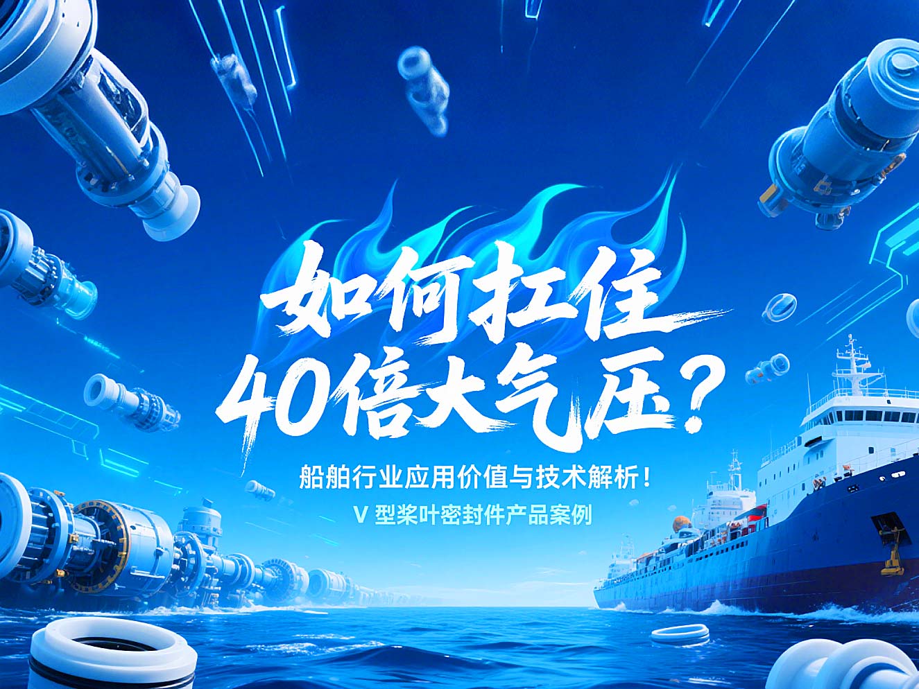 V型槳葉密封件 ?  如何扛住40倍大氣壓：船舶行業(yè)應用價值與技術解析！