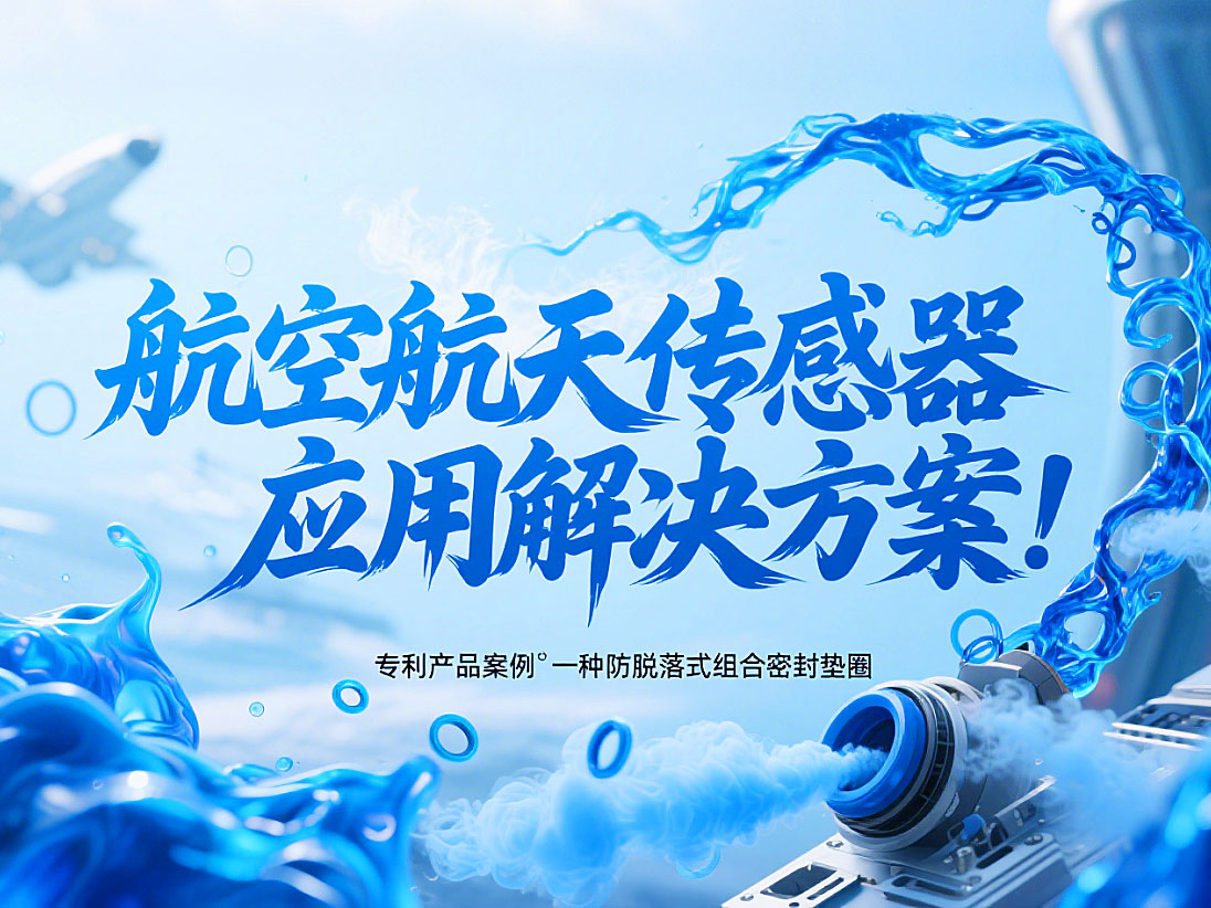 專利產(chǎn)品案例?一種防脫落式組合密封墊圈：航空航天傳感器應(yīng)用解決方案！