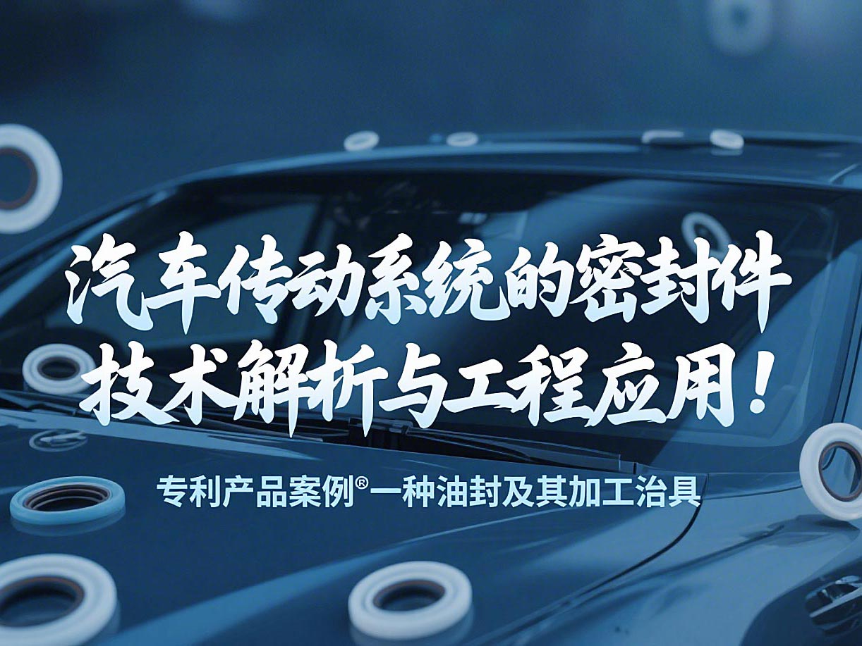 專利產(chǎn)品案例 ? 一種油封及其加工治具：汽車傳動(dòng)系統(tǒng)的密封件技術(shù)解析與工程應(yīng)用！