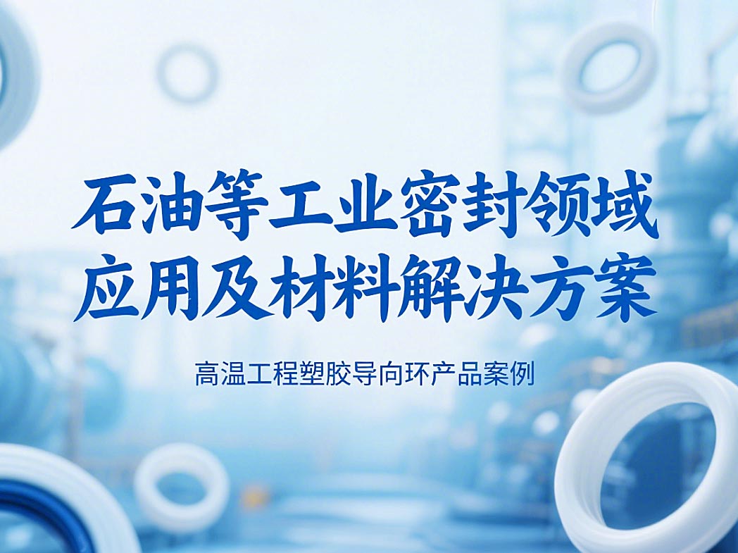?高溫工程塑膠導(dǎo)向環(huán)產(chǎn)品案例 ? 石油等工業(yè)密封領(lǐng)域應(yīng)用及材料解決方案！?