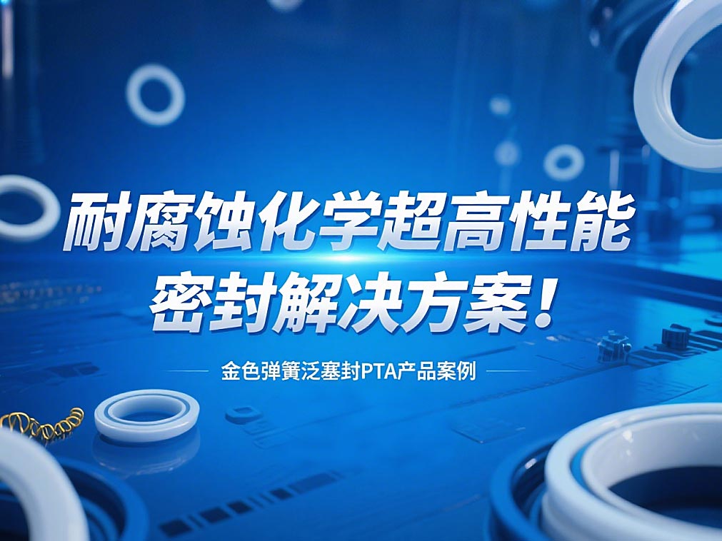 金色彈簧泛塞封PTA產(chǎn)品案例 ? 耐腐蝕化學(xué)超高性能密封解決方案！?
