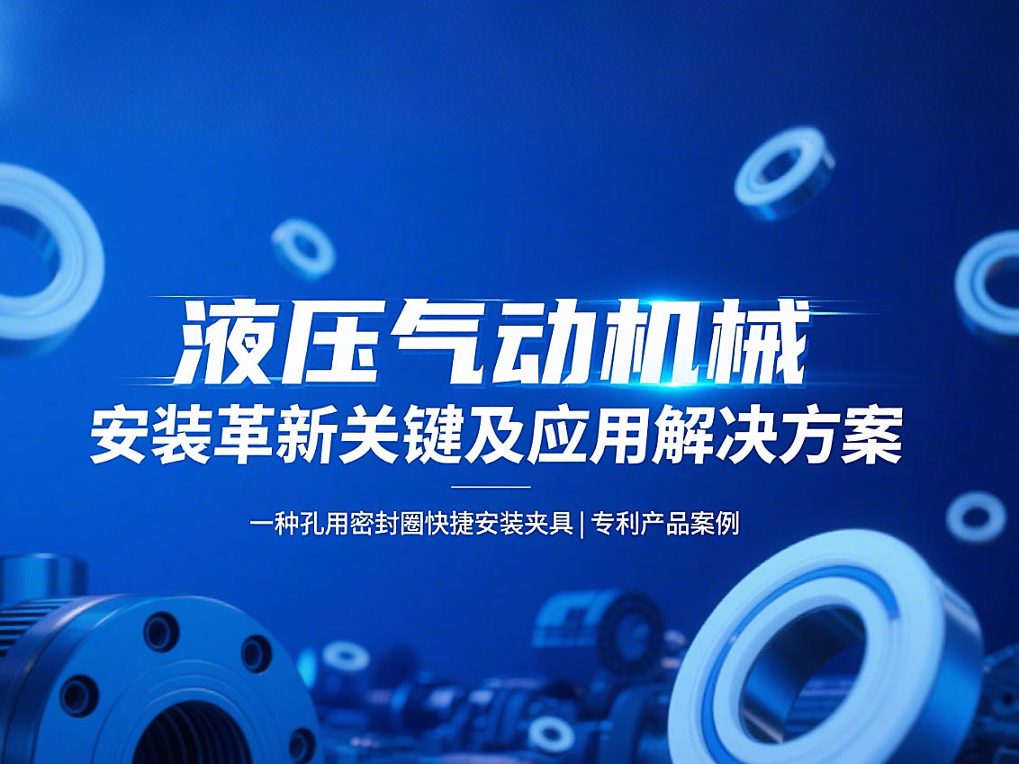 專利產(chǎn)品案例 ? 一種孔用密封圈快捷安裝夾具：液壓氣動(dòng)機(jī)械的革新安裝工藝關(guān)鍵及應(yīng)用解決方案！