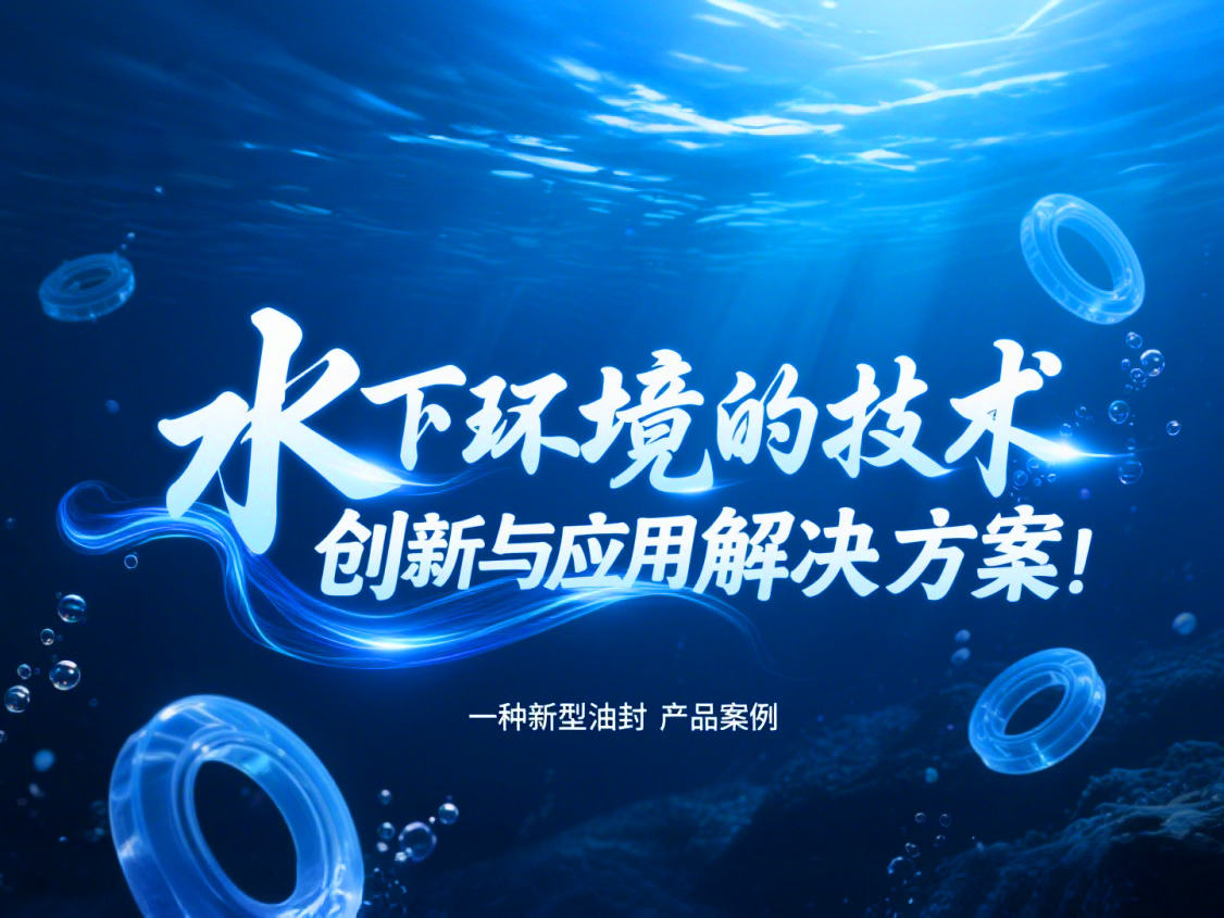 一種新型油封產(chǎn)品案例 ? 水下環(huán)境的技術創(chuàng)新與應用解決方案！