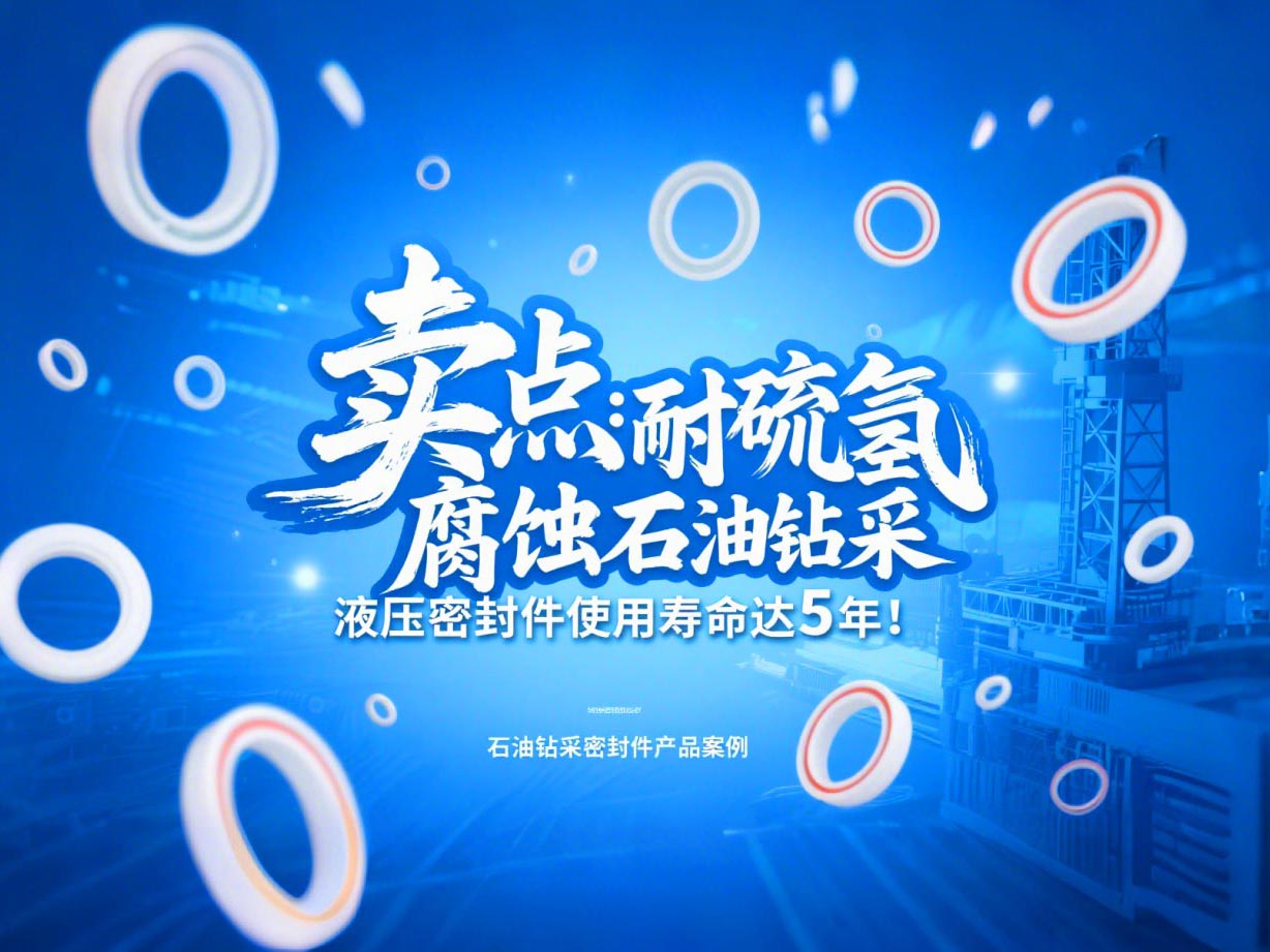 賣點(diǎn)?：耐硫化氫腐蝕！石油鉆采液壓密封件使用壽命達(dá)5年！